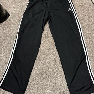 Adidas Men's Black pants with White Accents